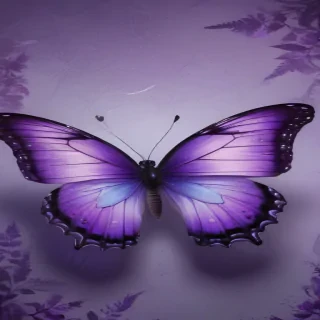 aesthetic purple butterfly
