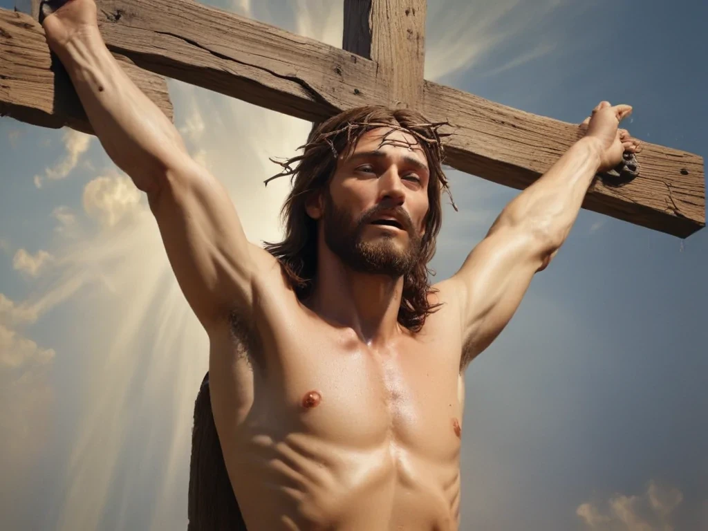 picture of jesus on the cross