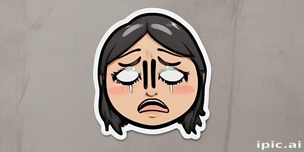 crying sticker