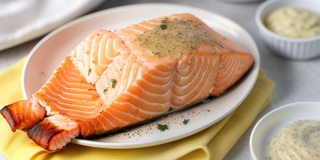 air fryer salmon with dijon mustard
