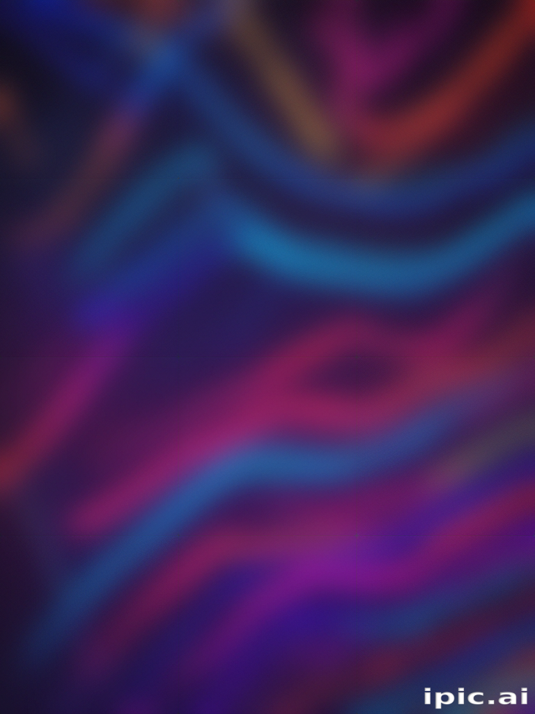 Vibrant Abstract Background with Flowing Waves in Vivid Colors