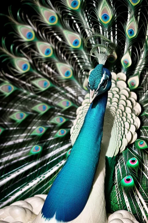 white peacock