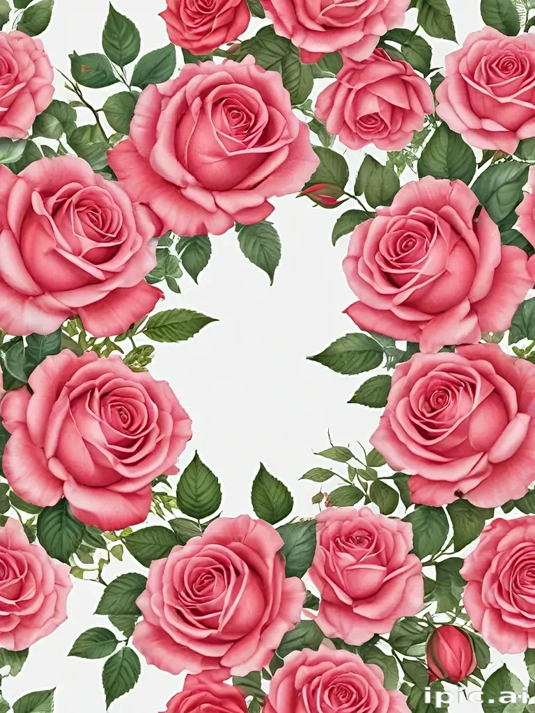 rose border