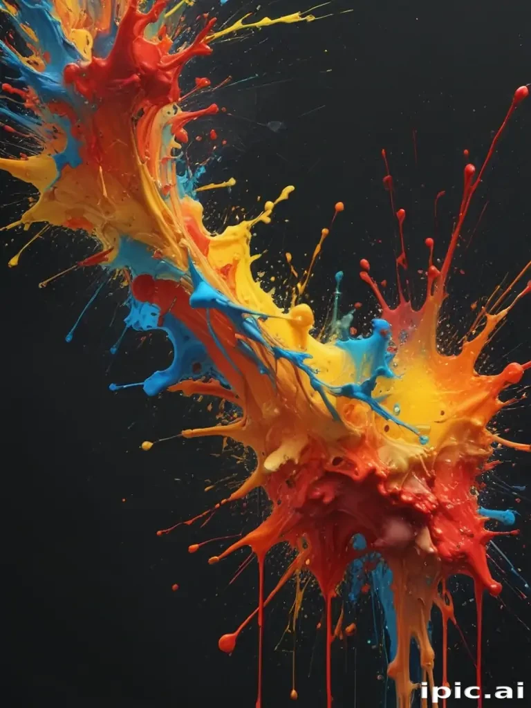 paint splatter transparent