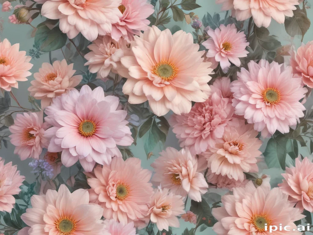 pastel aesthetic flower wallpaper