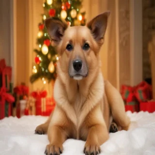 dog christmas backgrounds