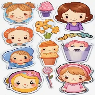 stickers clipart