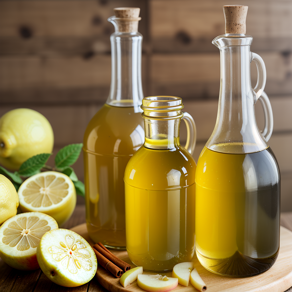 lemon and apple cider vinegar