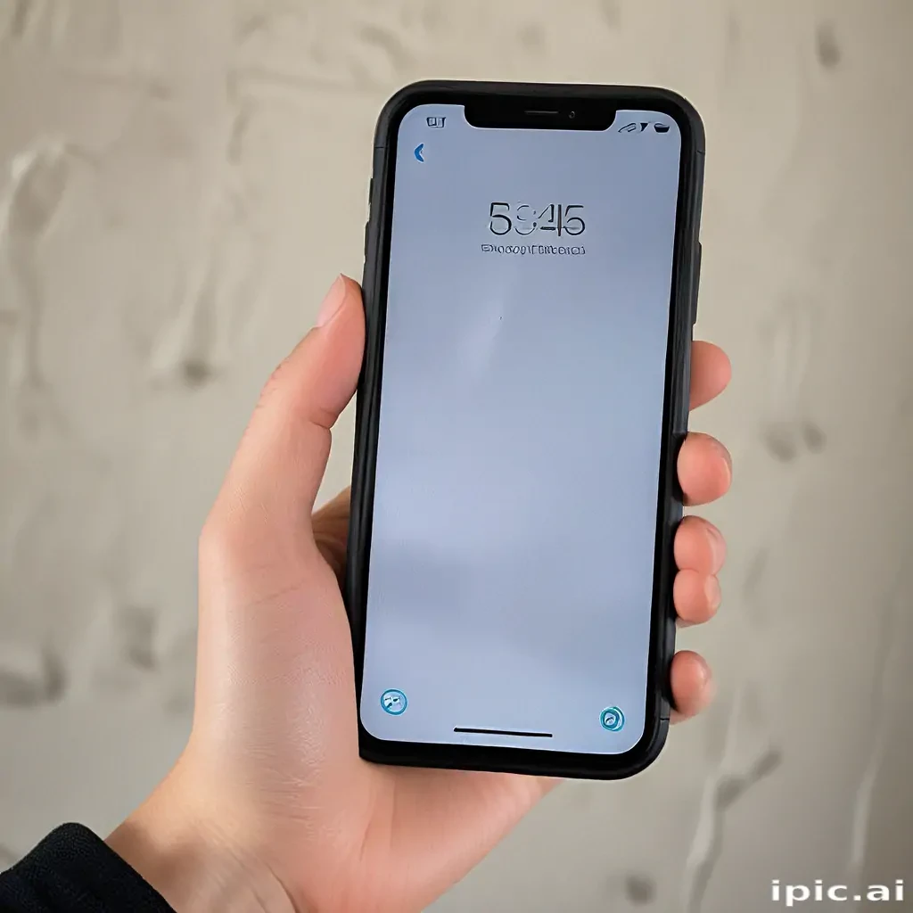 person holding phone