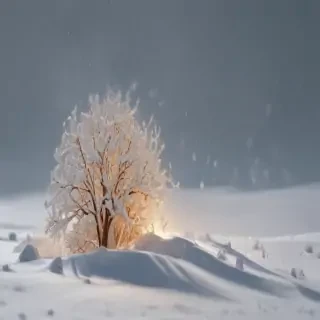 snow transparent background