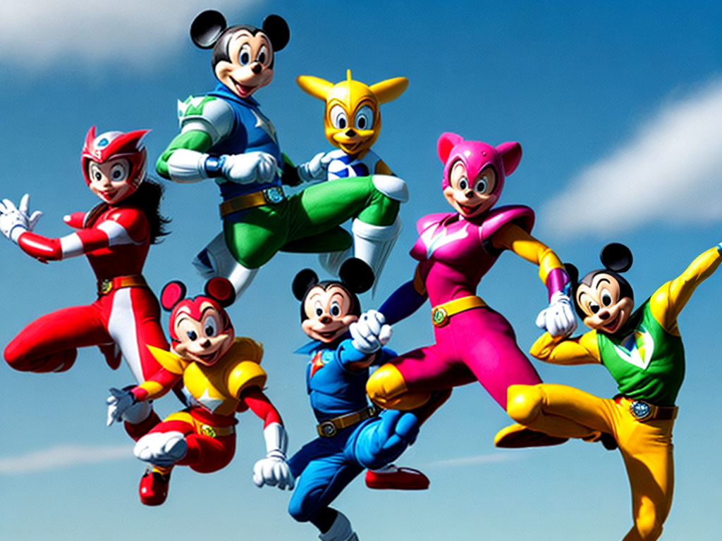 Mickey and Friends is Power Rangers