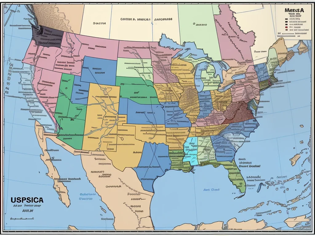 usa state map