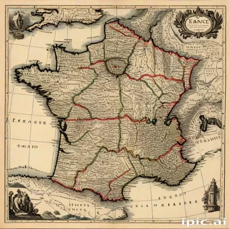 map of france