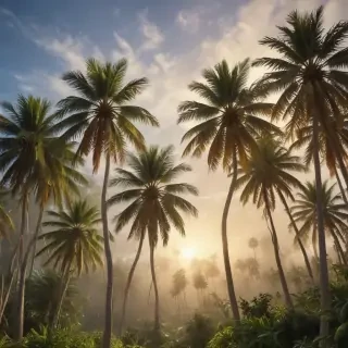 palm trees background