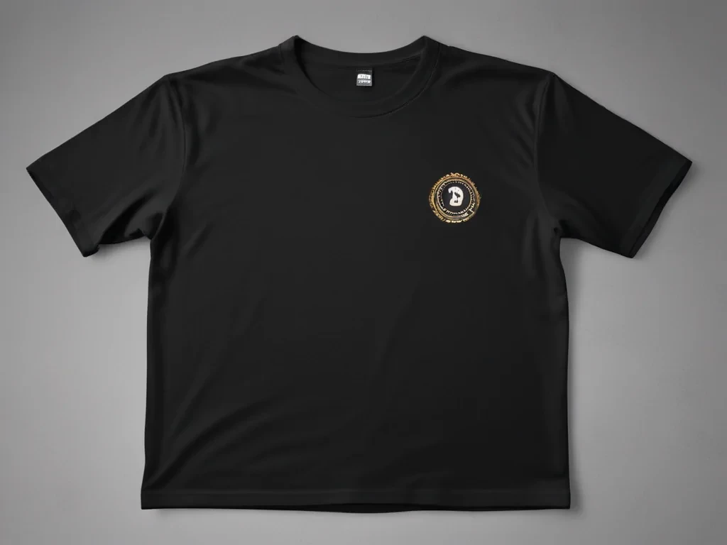 high resolution black t shirt template