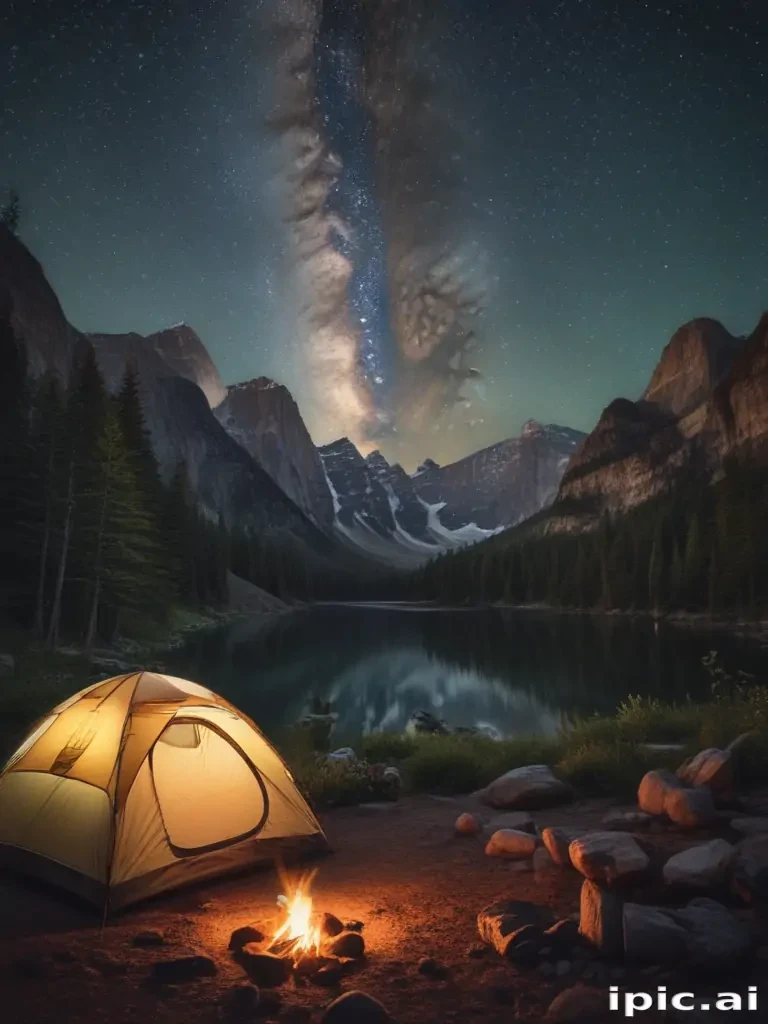 camping background pic