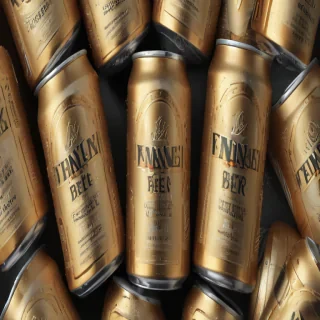 beer can mockup