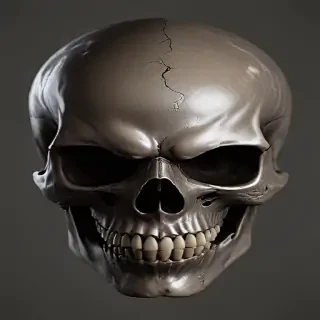 skull face png