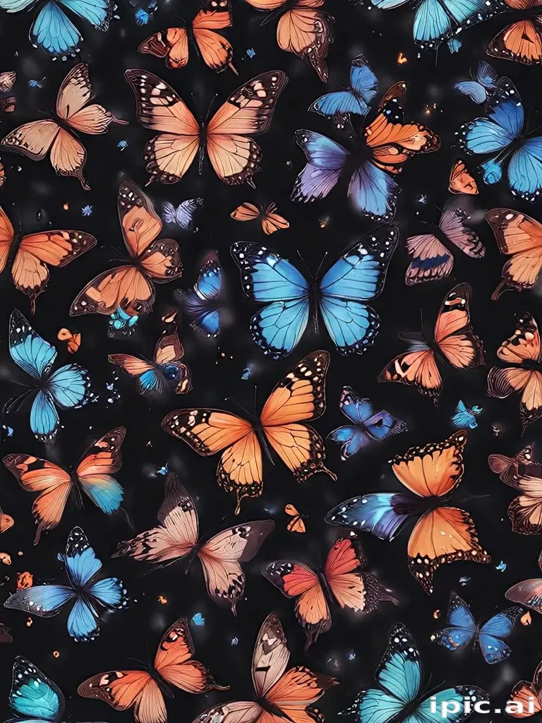 butterfly background aesthetic