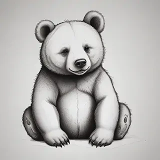 bear drawlings