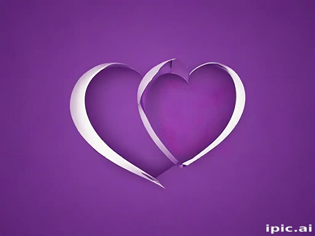 heart purple wallpaper