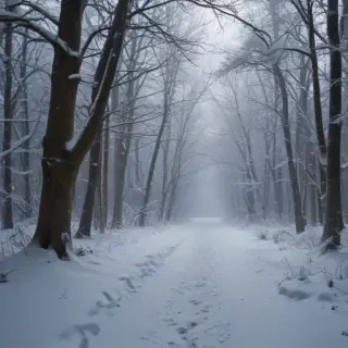 snow falling png