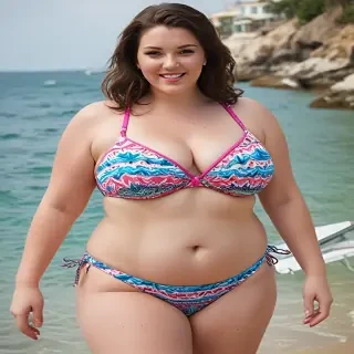 bbw bikini