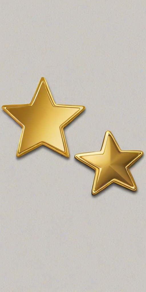 gold star sticker png