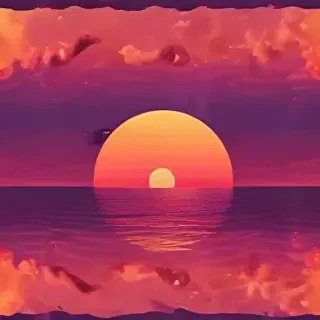 sunset aesthetic wallpaper