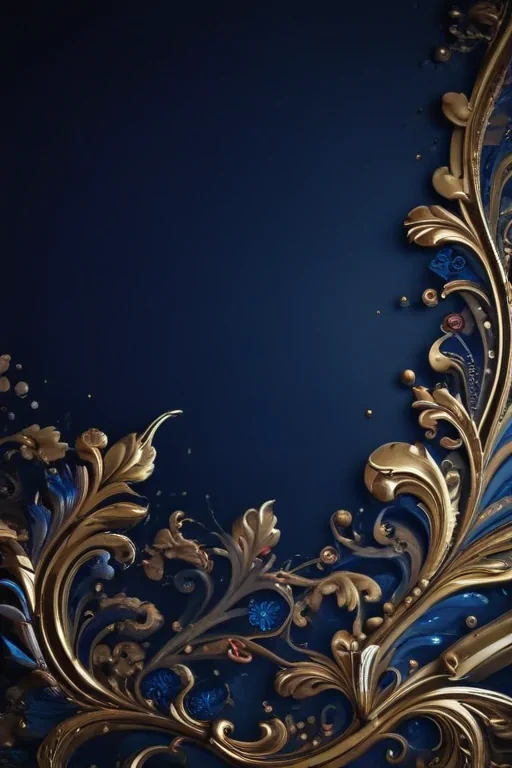 dark blue back ground