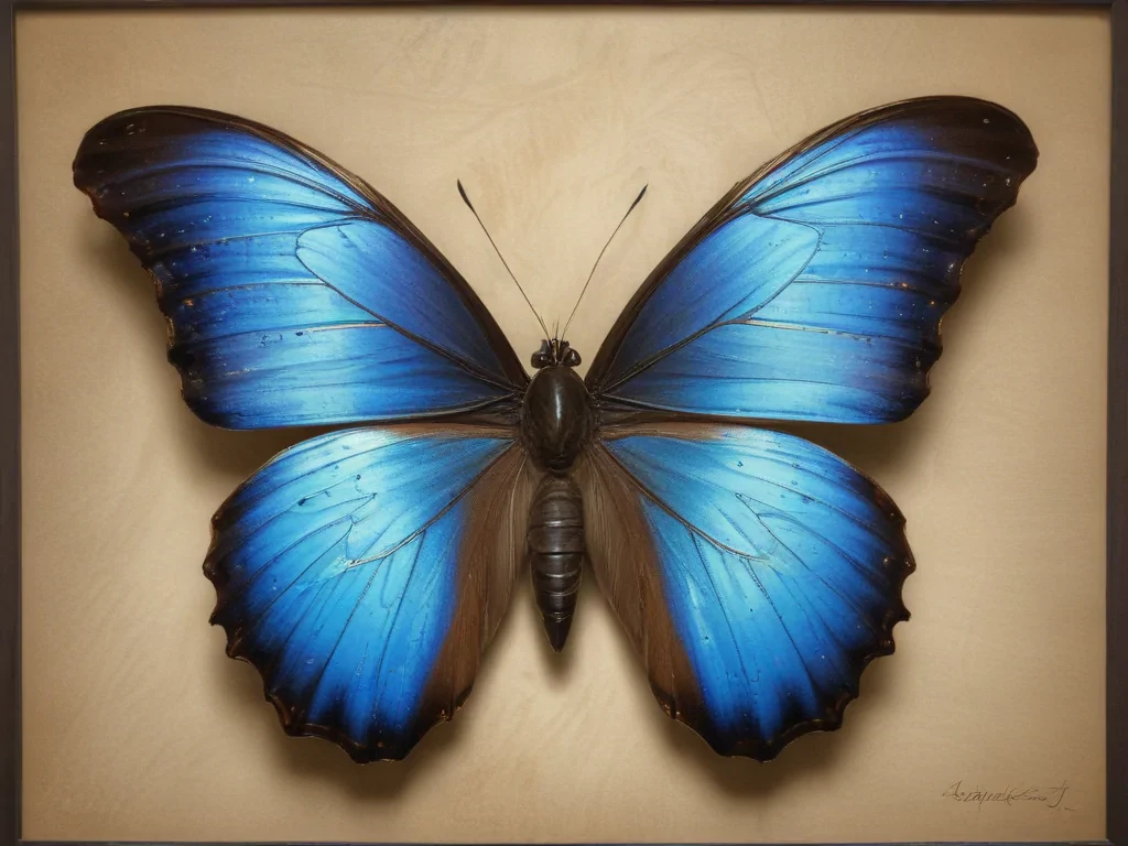 blue morpho butterfly