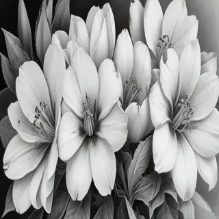 pencil drawings of flowers