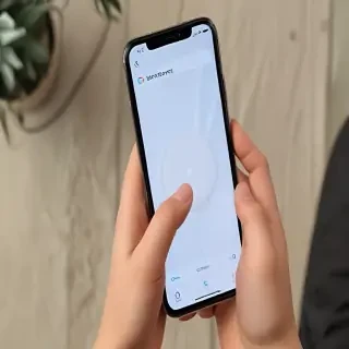 person holding phone