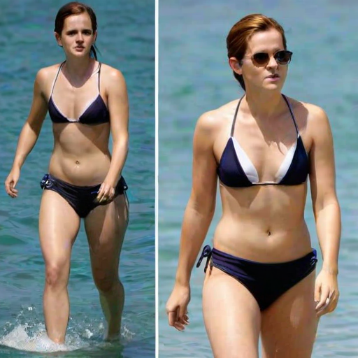 emma watson bikini ai