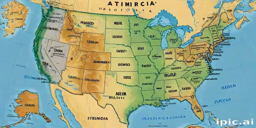 america map
