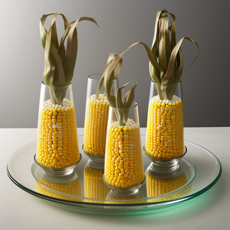 corn on the cob glass dishes