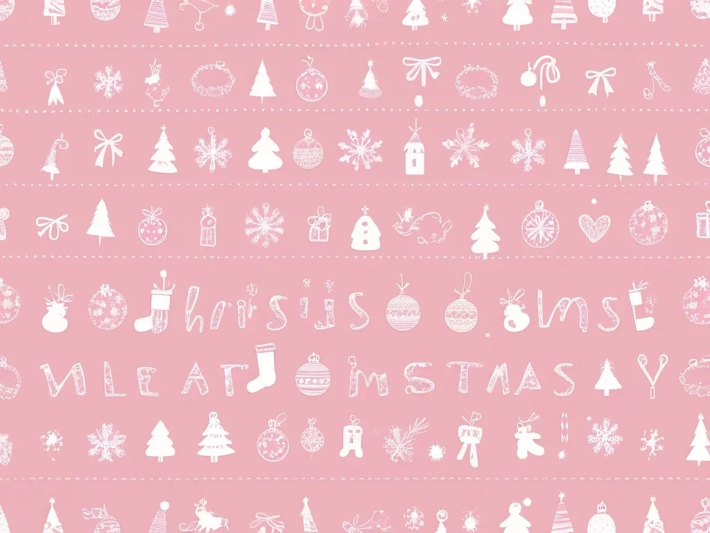 girly cute christmas wallpaper