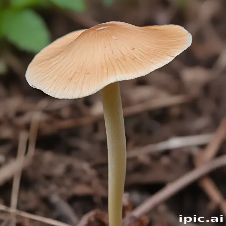 thin stemmed mushroom
