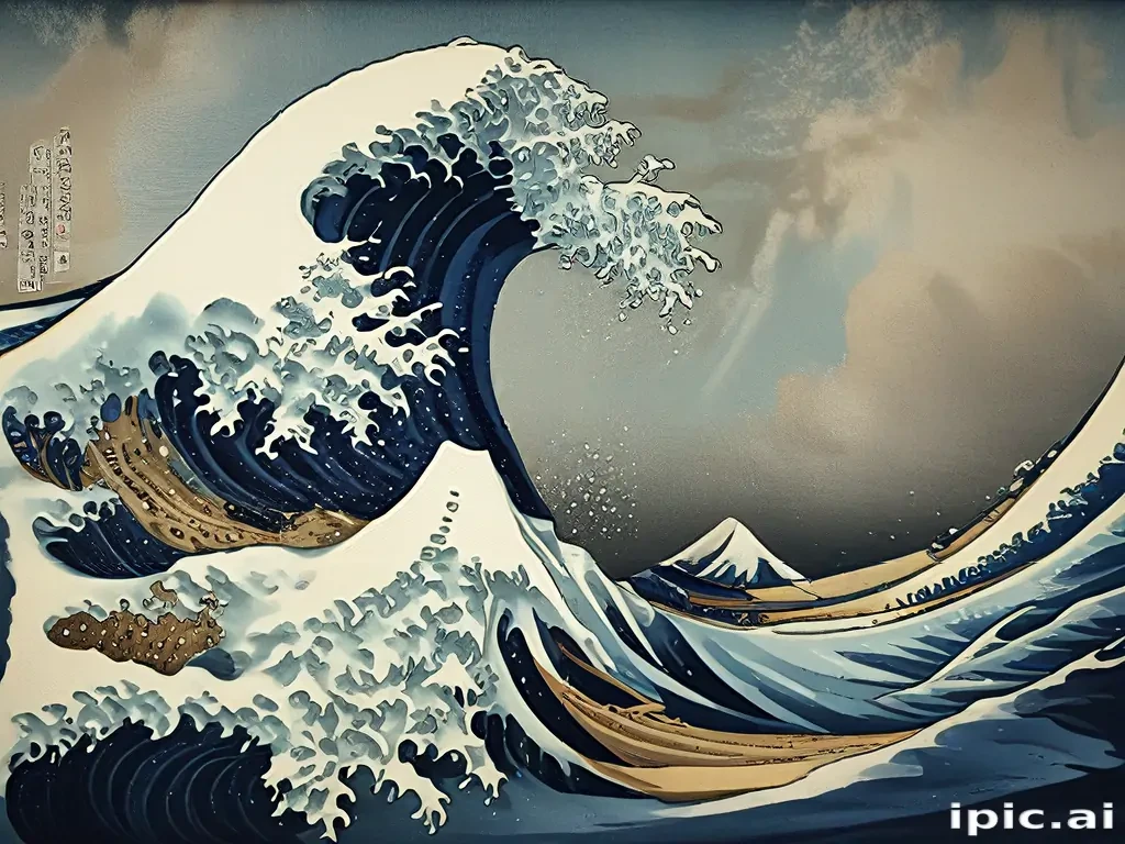 the great wave wallpaper