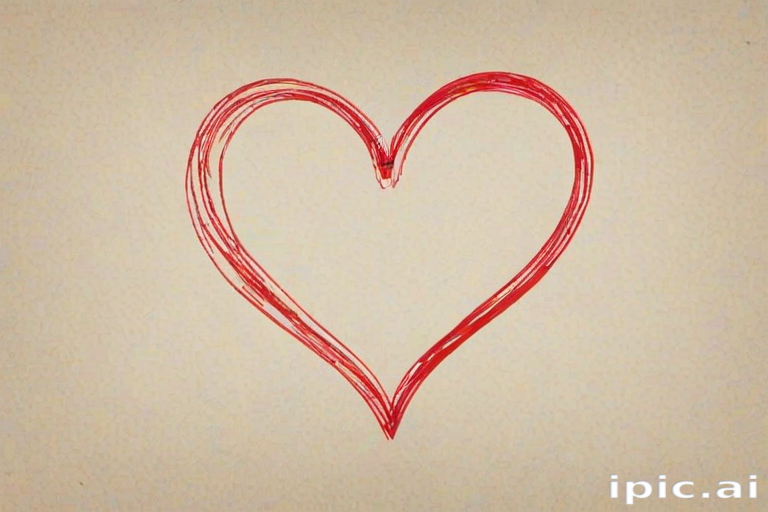 hand drawn heart
