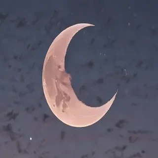 aesthetic crescent moon