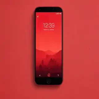 red lockscreen