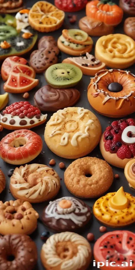 animated food