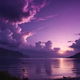 purple sky wallpaper