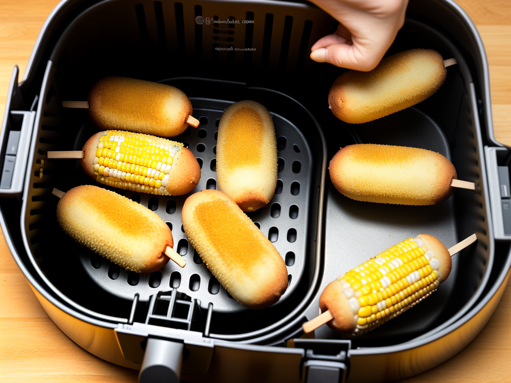 air fryer mini corn dogs