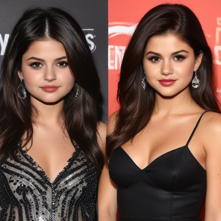 selena gomez then vs now