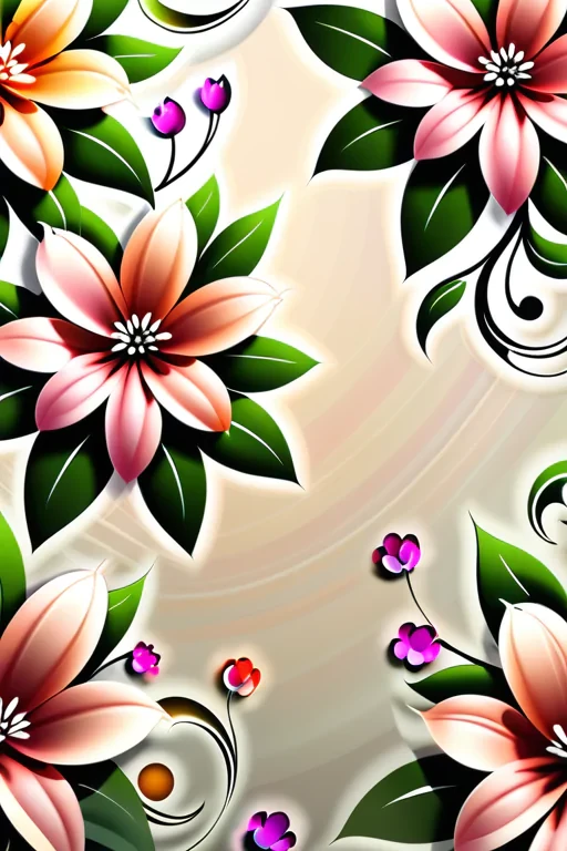 flower art wallpaper