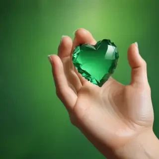 green background