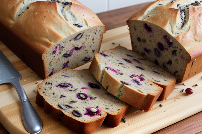 wild rice and cranberry bread