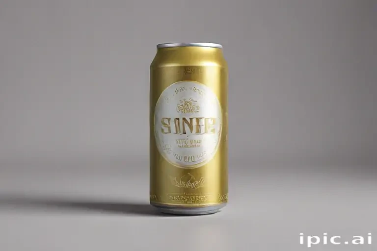 beer can mockup